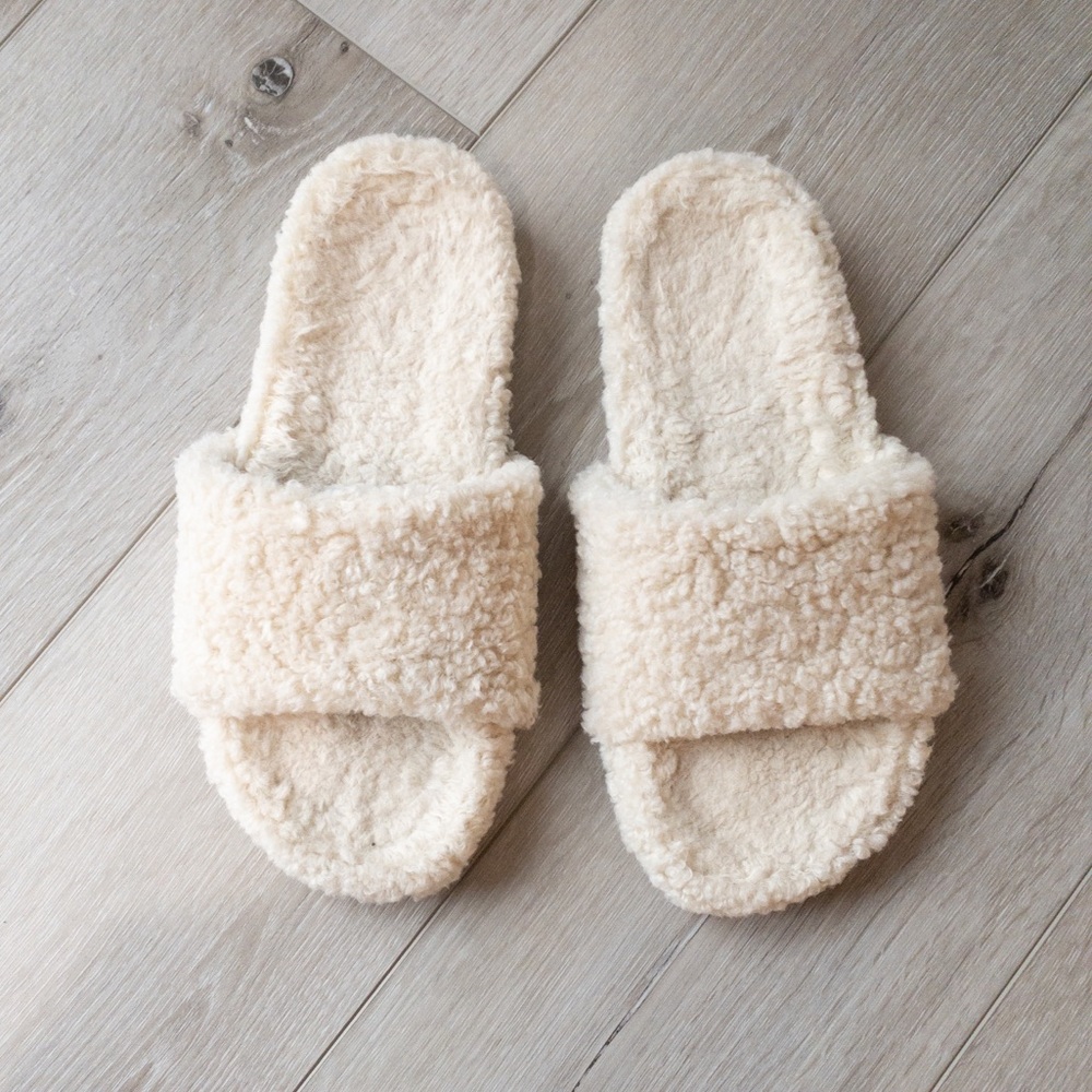 Fuzzy slippers